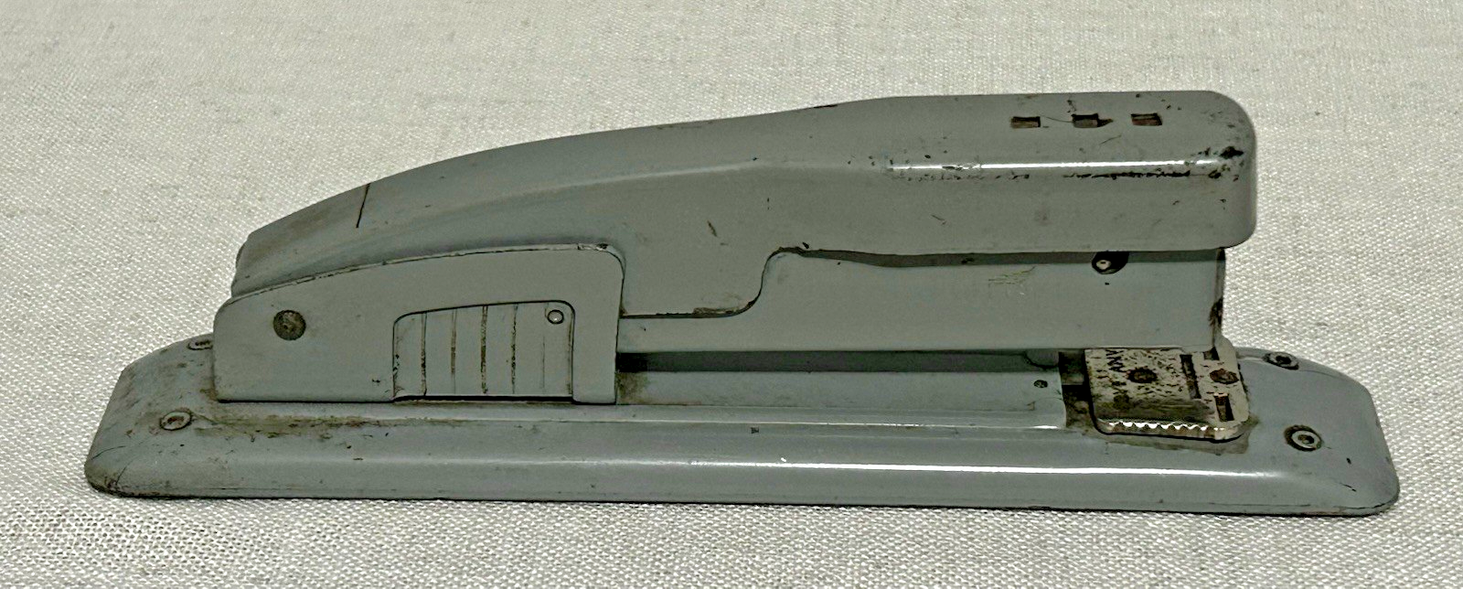 Vtg 1950-60's Swingline Model No. 400 Grey 8” Metal Stapler Tested Made in USA