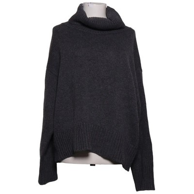 Soft Goat, Rollkragenpullover, Größe: L, Grau, Kaschmir/Wolle, Einfarbig #C2m