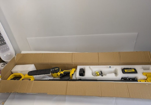 Cordless Pole Saw 2-in-1 Mini Chainsaw 6" Battery Powered Tree Trimmer - TROOZY