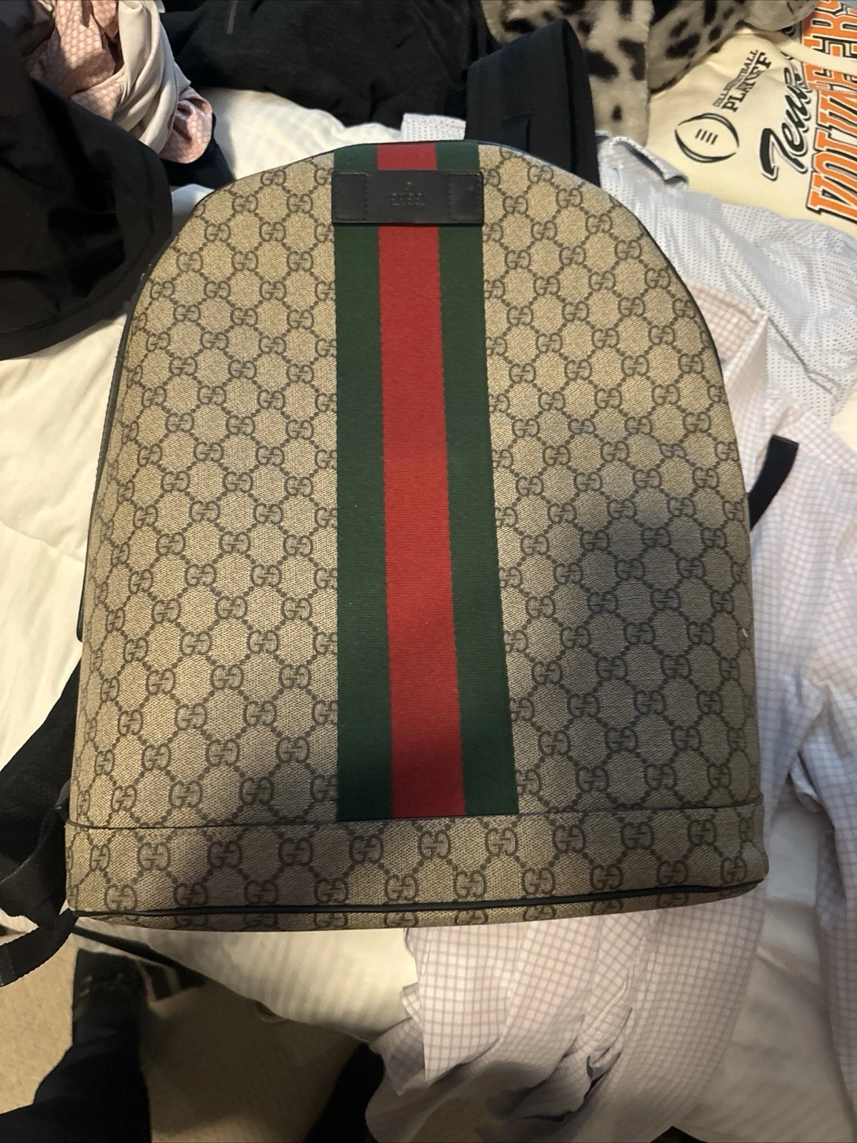 Sac à dos unisexe Gucci Sherry Line GG Supreme 