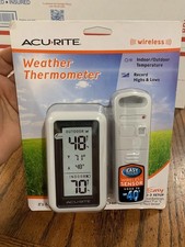 New WIRELESS Weather Digital Thermometer For Indoor/Outdoor Temperature Monitor