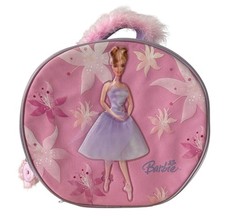 Mattel Barbie Hat Box Doll Case With Carry Handle Holds Dolls And Accessories