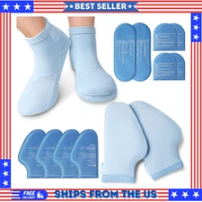 Reusable Cold Therapy Sock & Hand Ice Pack Glove Arthritis Hand Feet Pain Relief