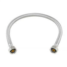 1/2 In. FIP X 1/2 In. FIP X 20 In. Braided Stainless Steel Faucet Supply Line