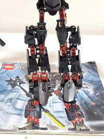 LEGO HERO FACTORY 6203 99% COMPLETE (BROKEN 1 PIECES (READ DESCRIPTION)