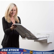 Wall-Mounted Ironing Table 180° Swivel Foldable Space Saving Ironing Board White