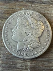 1904-S Morgan Silver Dollar Coin VF Condition