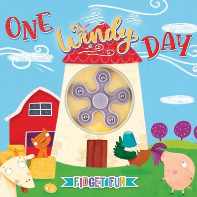 One Windy Day - Children's Sensory Storybook with Touch and Spin Fidget Spin...