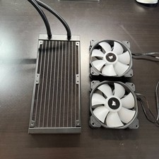 Corsair 240mm AIO Liquid CPU Cooler w/ 2 Fans Radiator Pump As Shown