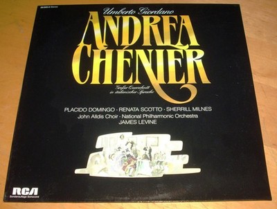 Langspielplatte Umberto Giordano - Andrea Chenier  -  Grosser Querschnitt