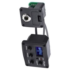 Ukelele Piezo Pickup Ukulele Guitar LCD 3-Band EQ Equalizer Preamp Amplifier UK