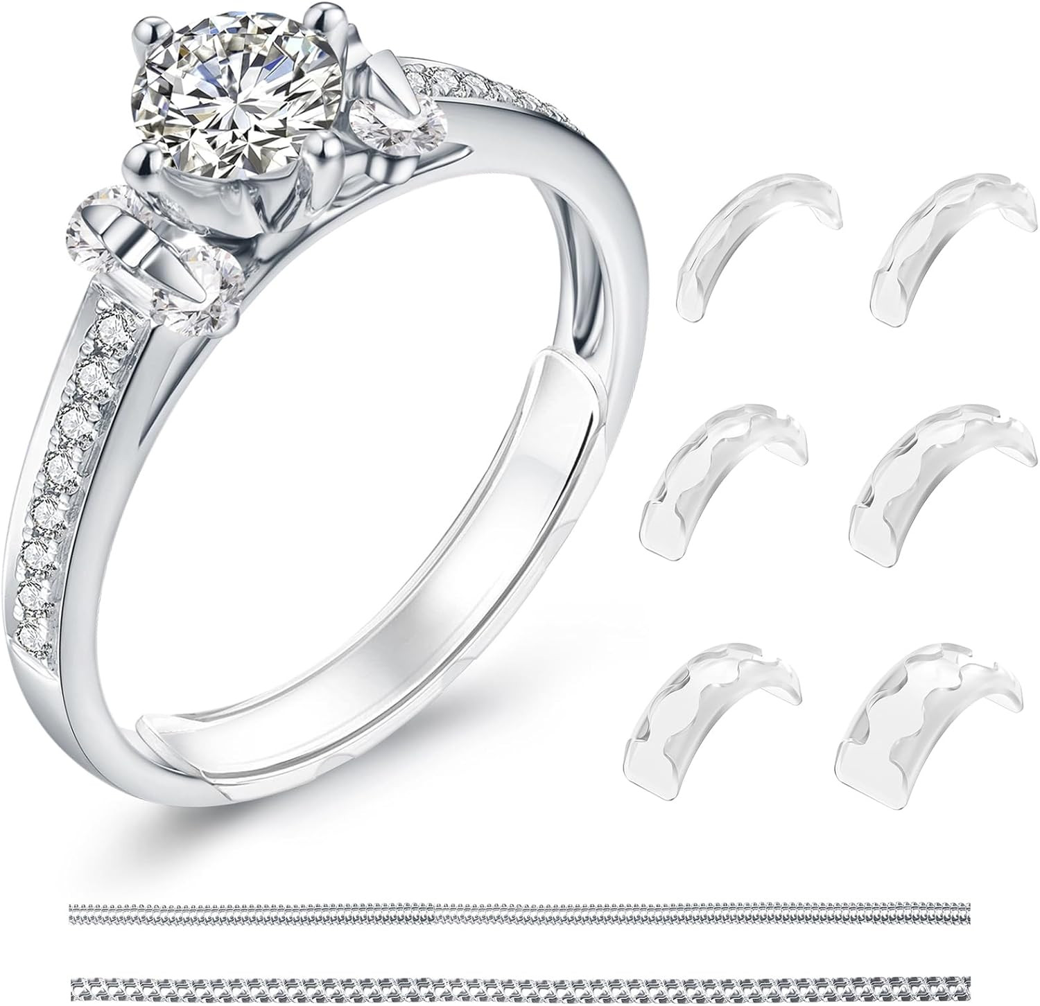 Ring Sizers for Loose Rings, Invisible Ring Size Adjuster, Ring Guards for Loose