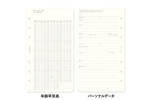 PLOTTER 001 Refill 2026 Edition Monthly Block Bible size - Picture 11 of 12