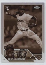 2023 Topps Chrome Update Sepia Refractor George Soriano #USC137 3v8