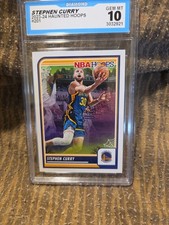 2023-2024 Paninj Haunted HOOPS Stephen Curry #201 NBA HOOPS- Gem Mint 10 Rare