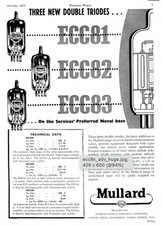 2x Vintage60s SameCode MullardGtBritain 12AU7 ECC82 /Boxed Matched Pr/GrailAudio