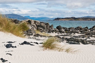 Foto 6x4 Traigh Ban nam Manach Baile M\u00f2r weißer Sandstrand neben c2011