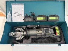 RBB25 1 Hydraulic Rebar Bender 42V Cordless Steel Bar Bending Tool 2 Batteries