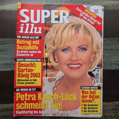 Super Illu, Nr. 28/03, 03.07.2003, Petra Kusch-Lück, Inhaltsangabe s. Fotos