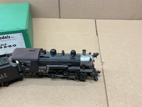 OVERLAND MODELS ROK-AM HO SCALE STEAM LOCOMOTIVE BRASS G-9 2-8-0 COPPER BELT C&O - Picture 9 of 14