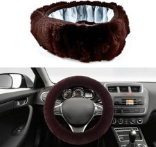 Steering Weel Cover, Fluffy Car Steering Wheel Cover, Soft and Comfortable, Non