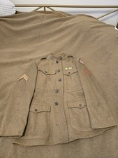 WW1 US UNIFORM ADVANCED SECTOR NICE TUNIC WITH SOME MOTHING NOTHING DISTRACTING
