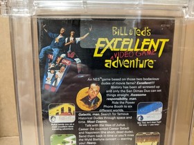 Bill and Ted's Excellent Adventure Wata/PSA graded 9.4 A+ Nintendo NES