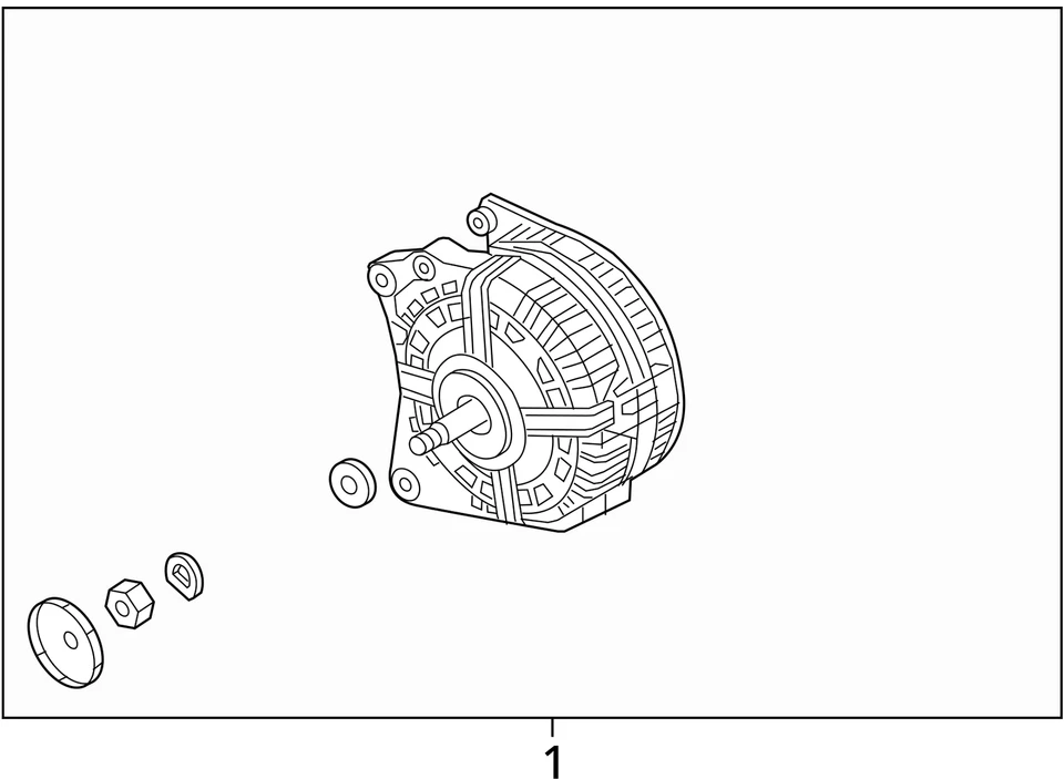 Alternador compatible con 16-18 JETTA 2596402 Foto 4 de 4