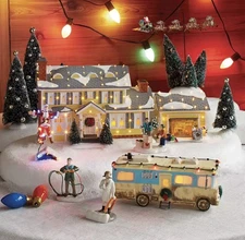 THE GRISWOLD HOLIDAY HOUSE GARAGE Christmas Accessories National Lampoons SET