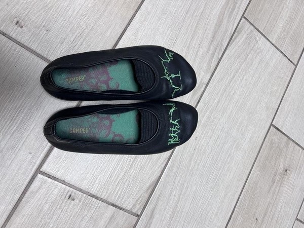 Women Camper Heels Black 37.5