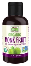 NOW Foods Organic Monk Fruit Liquid 2 oz Sweetener