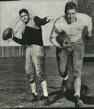 1935 Press Photo George Roscoe and Charles Wilkinson of University of Minnesota