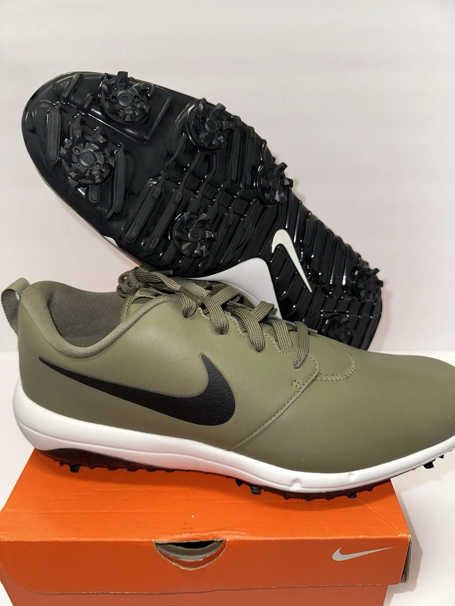Nike ROSHE G TOUR Olive Green Golf Shoes Waterproof. NWOB  Mens 8.5. Nike Roshe Golf Medium Olive for Sale | Authenticity  main image 3