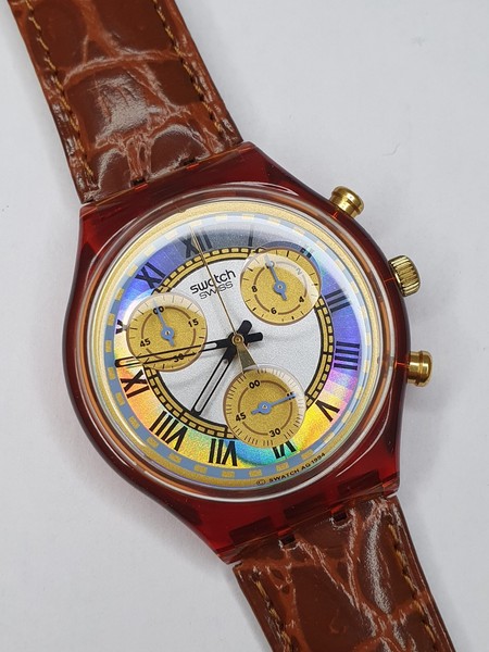 Swatch Chrono Romain SCF100 - funktioniert - 37mm