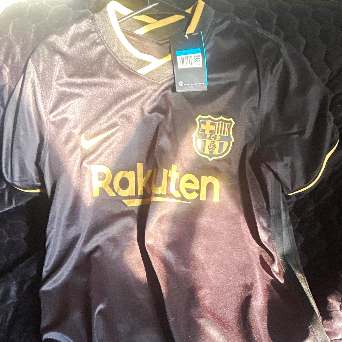 Nike FC Barcelona Black International Club Soccer Fan Apparel and