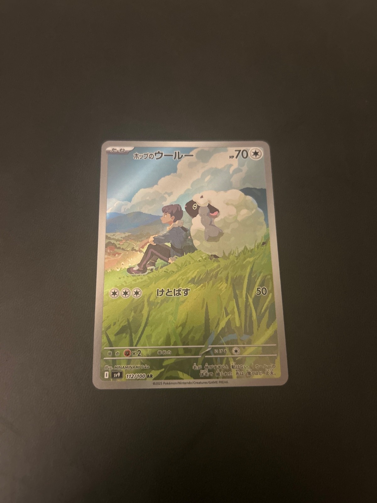 Hop's Wooloo AR 112/100 SV9 Battle Partners - Pokemon Card Japanese NM