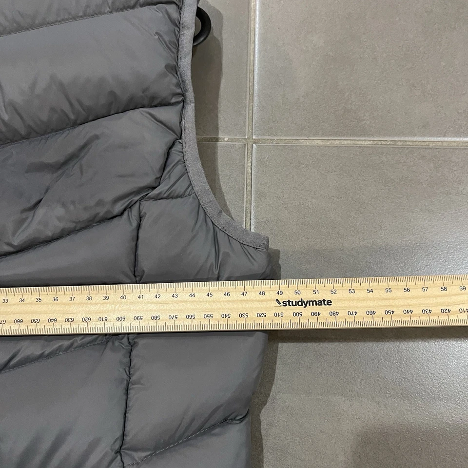 Women’s Crane Grey Down Vest Size Medium - No Care Tag - image 4 of 4