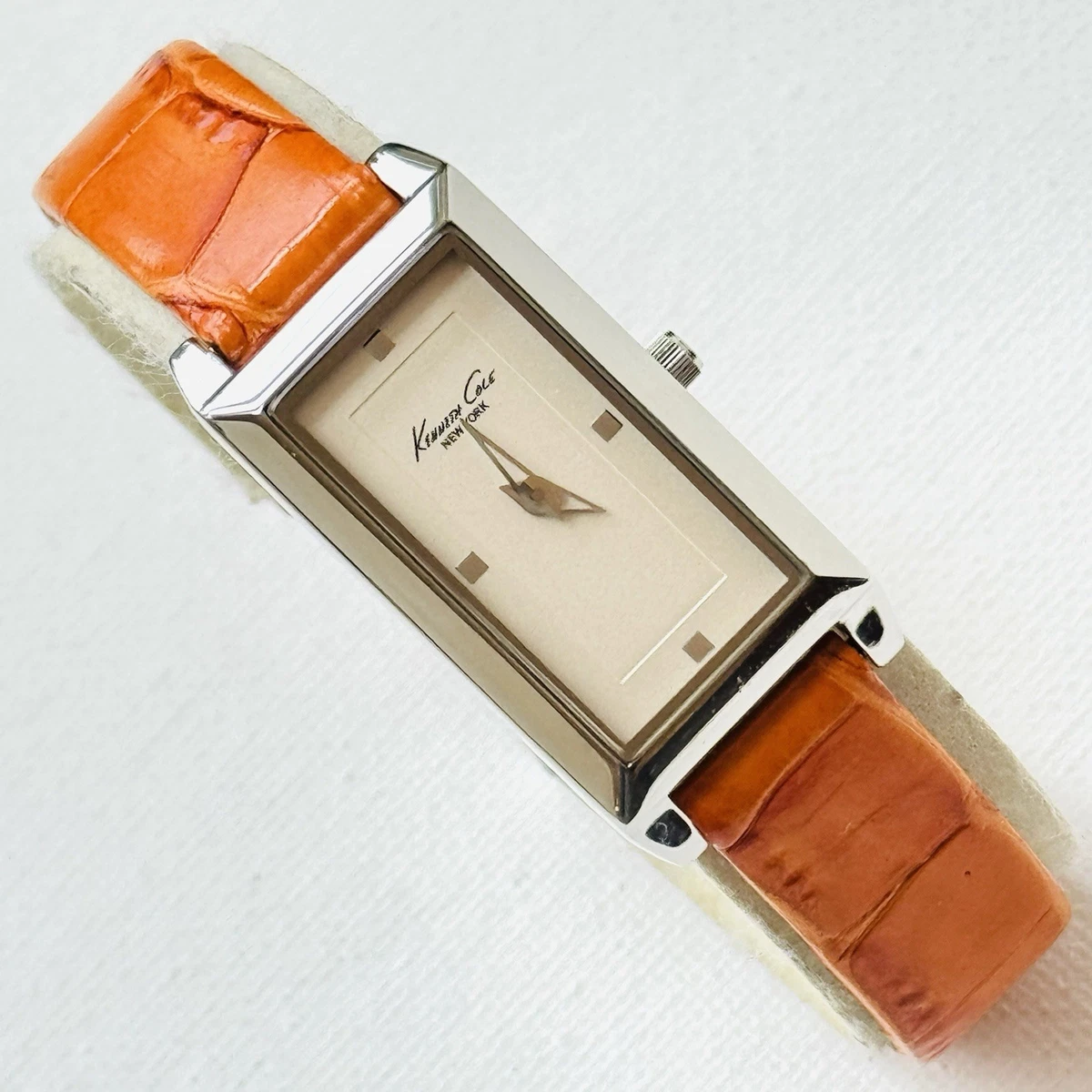 Kenneth Cole Stainless Steel Band Brass Case Wristwatches  display picture 1