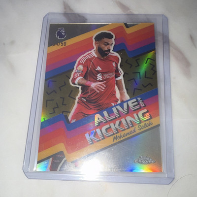 Topps Chrome Premier League 2025-26 Mohamed Salah Alive and Kicking AK-12 /50
