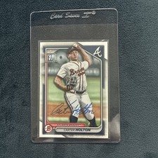 Carter Holton Autograph #CPA-CH 2024 Bowman Draft
