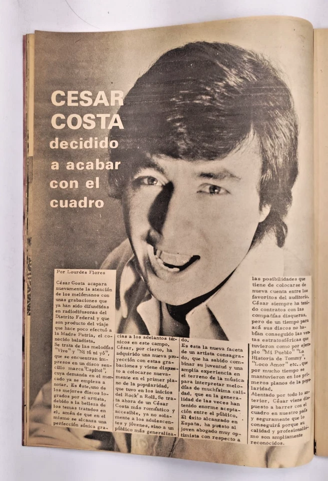 FIGURAMA, MEXICAN MAGAZINE, No.17 APRIL 1972 BOBBY SHERMAN / CORNELIO REYNA - Image 3 of 4