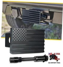 Aluminum Tow Trailer Hitch Cover Heavy Duty 2" Inch Receivers Plug Covers