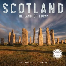 Scotland Calendar 2026 | 12" x 24" 12 Month Calendar | Marble City Press