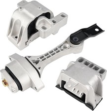 3Pcs Engine Mount Trans Motor Kit Replacement for Volkswagen Beetle 1.8L 2.0L