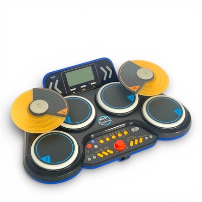 VTech Kidi DJ Drums Elektronisches Schlagzeug mit Licht und Lernmodus TON leise
