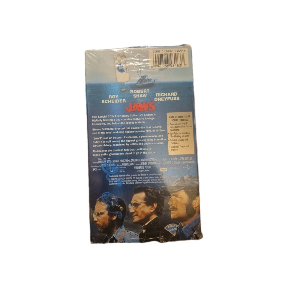 Jaws Anniversary Collectors Edition 2 VHS Sealed - Image 3 of 4