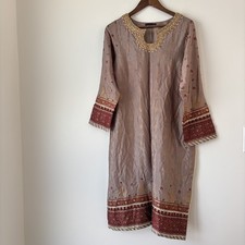 pakistani shalwar kameez stitched party wears Sadabahar Luxury Dress For Eid M