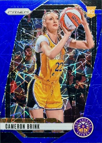 2024 Prizm WNBA CAMERON BRINK Blue Velocity Rookie Card #127