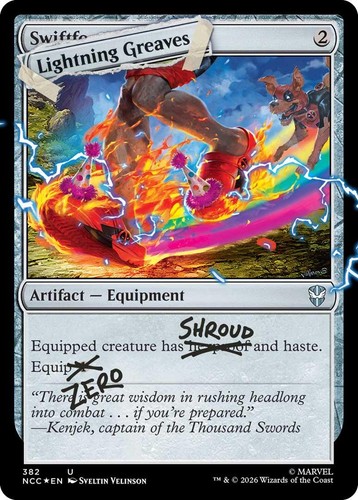 【Rainbow Foil】Lightning Greaves Lightning Greaves (1662) (Rainbow Foil) -Foil Near Mint MTG Secret