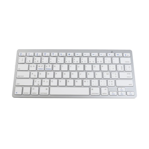Neu Französisch AZERTY Layout Drahtlose BT Tastatur Tragbare Kompakte Ultra Dün - Bild 22 von 24